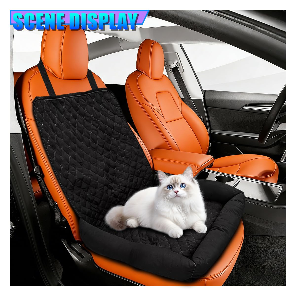Waterproof dog car seat protector – alternate view