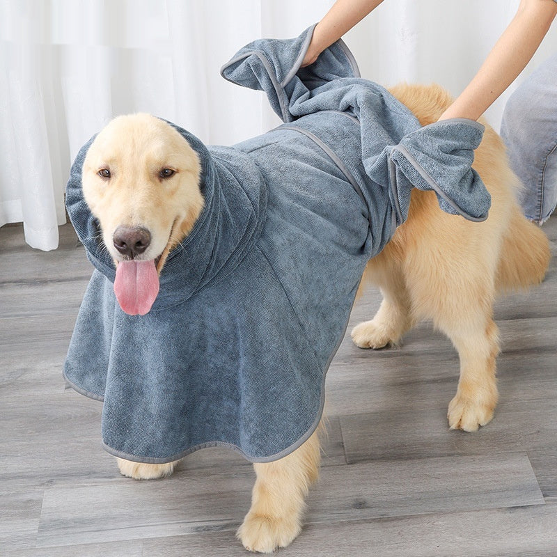 Cotton dog bath towel, strong absorbency
