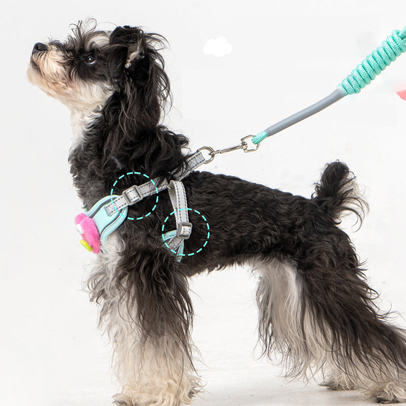 No-pull dog harness, escape-proof vest + leash – alternate view