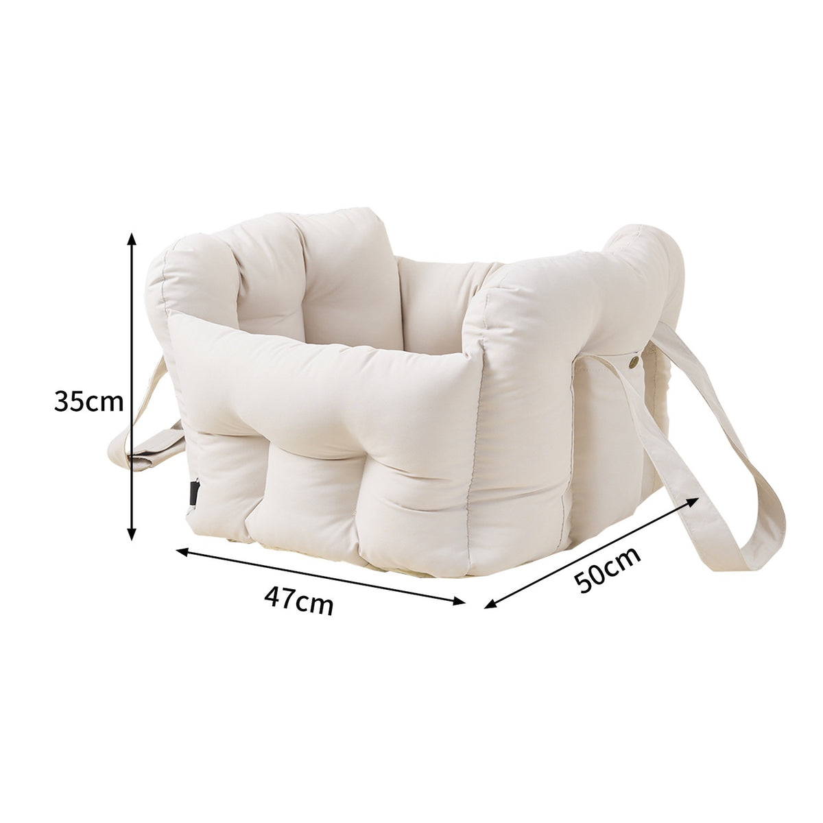 Waterproof portable pet car seat bed