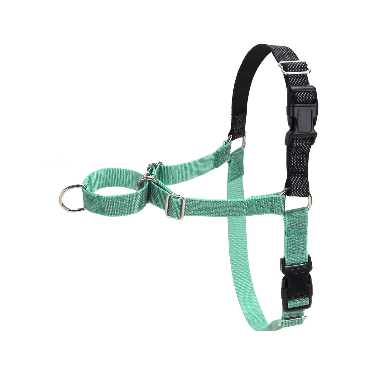 Reflective dog harness, visible & secure fit – alternate view
