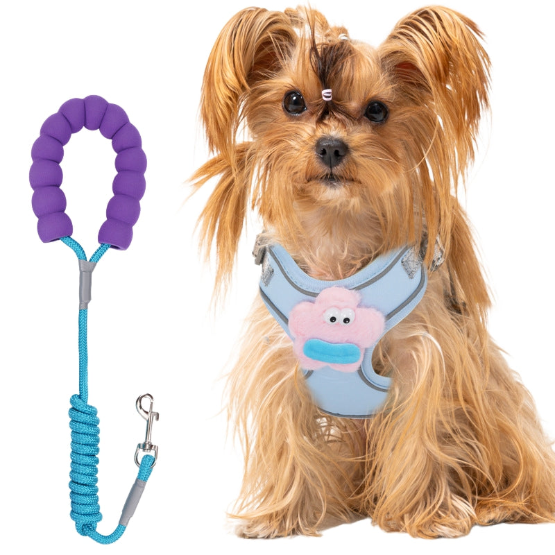 No-pull dog harness, escape-proof vest + leash – alternate view