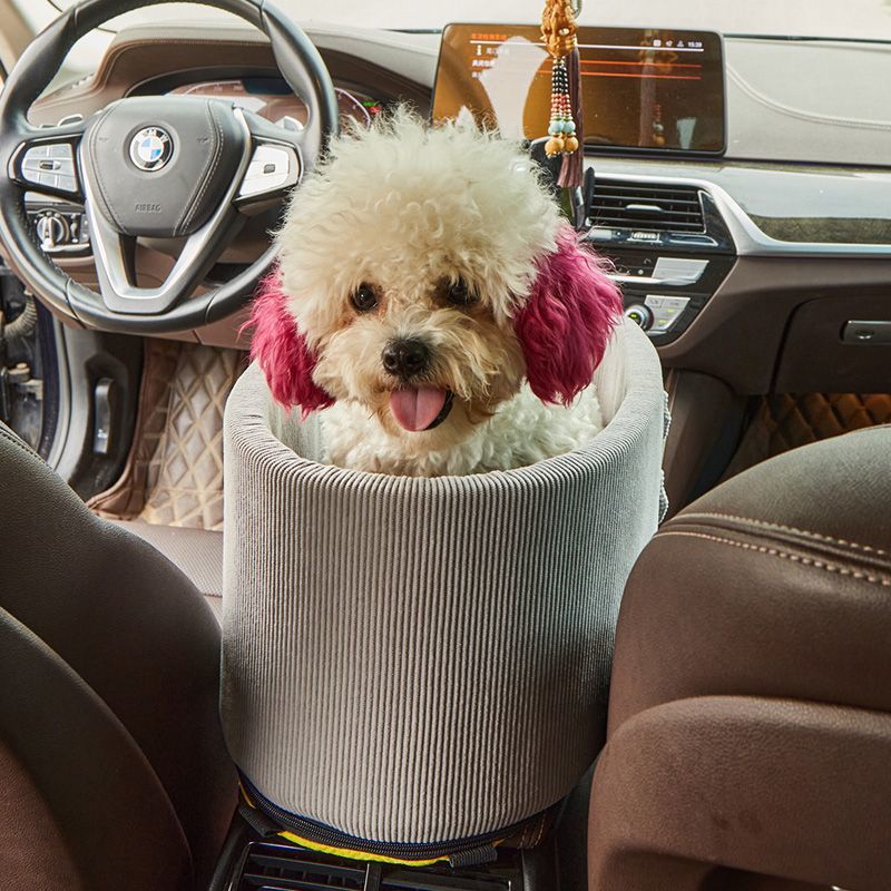 Small dog & cat car safety seat – alternate view
