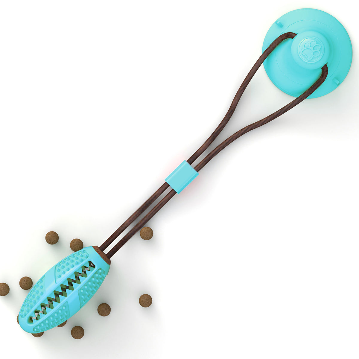 Suction cup tug toy, chew & dental care toy – alternate view