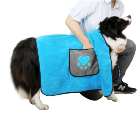 Pet bath towel, everyday drying – alternate view