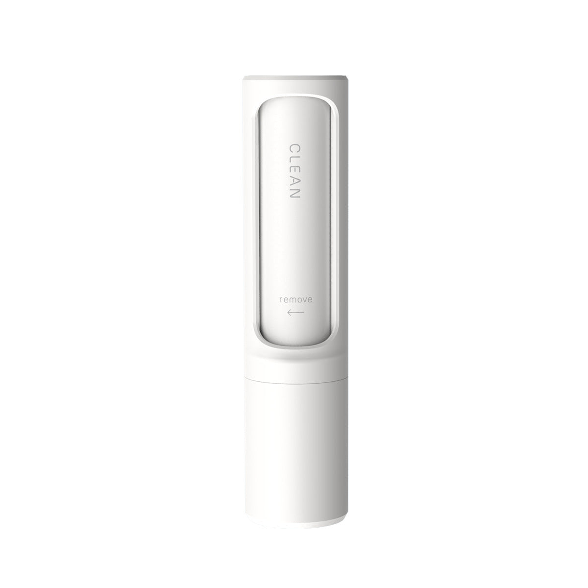 Electrostatic rotating pet hair brush – alternate view