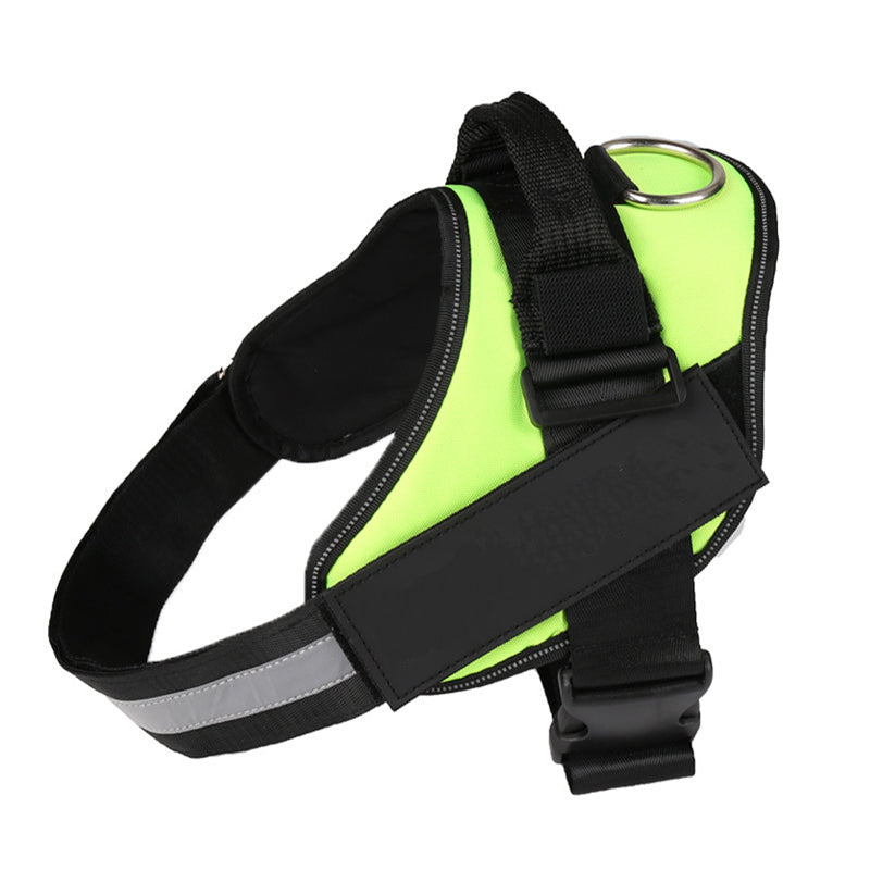 Custom personalized dog harness, no-pull patch – alternate view