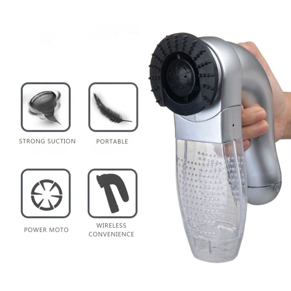 Electric portable pet hair remover – alternate view