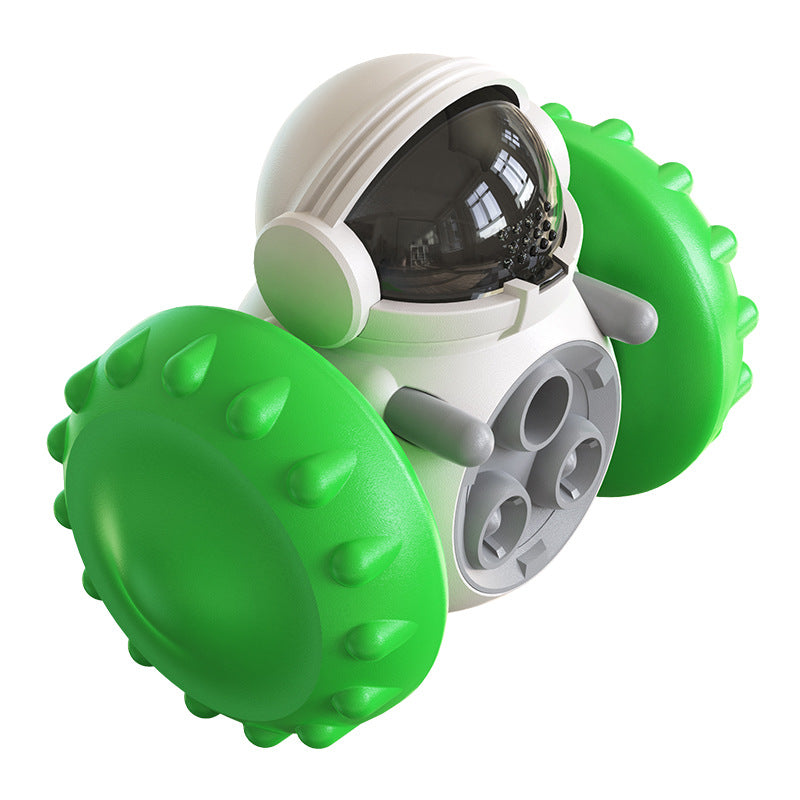 Treat leaking tumbler toy, dog puzzle dispenser – alternate view