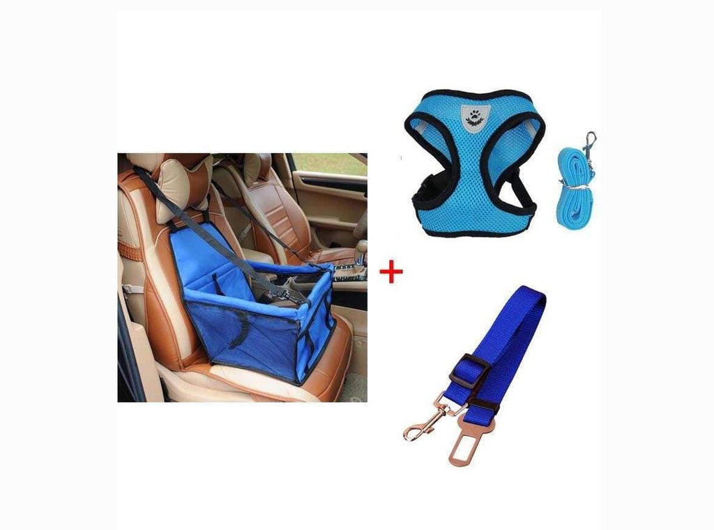 Pet car seat carrier & harness set – alternate view