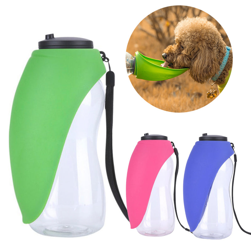 Portable pet water bottle, dog & cat bowl – alternate view