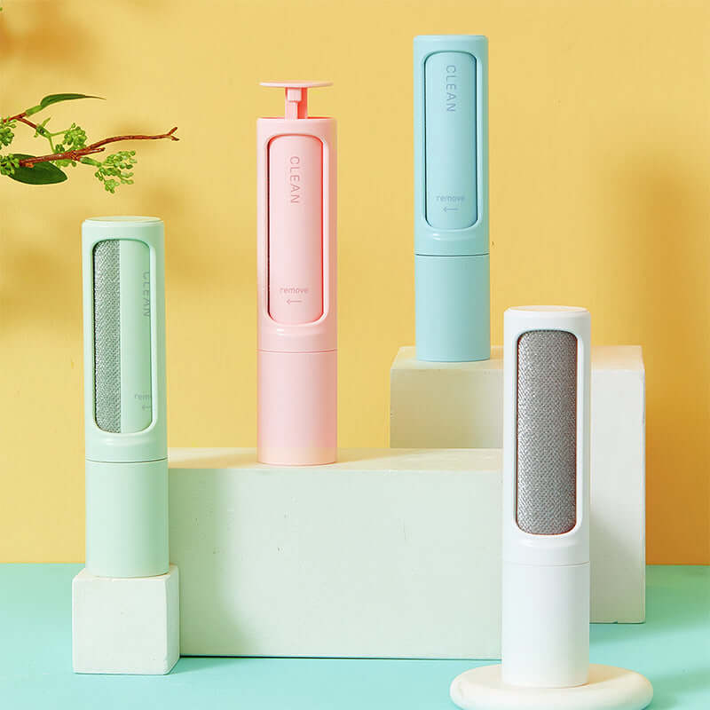 2-in-1 pet hair remover brush & roller