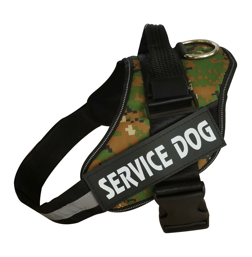 Custom personalized dog harness, no-pull patch – alternate view