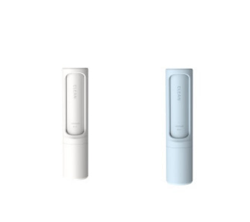 Electrostatic rotating pet hair brush – alternate view