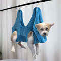 Pet grooming hammock, easy solo nail trims – alternate view