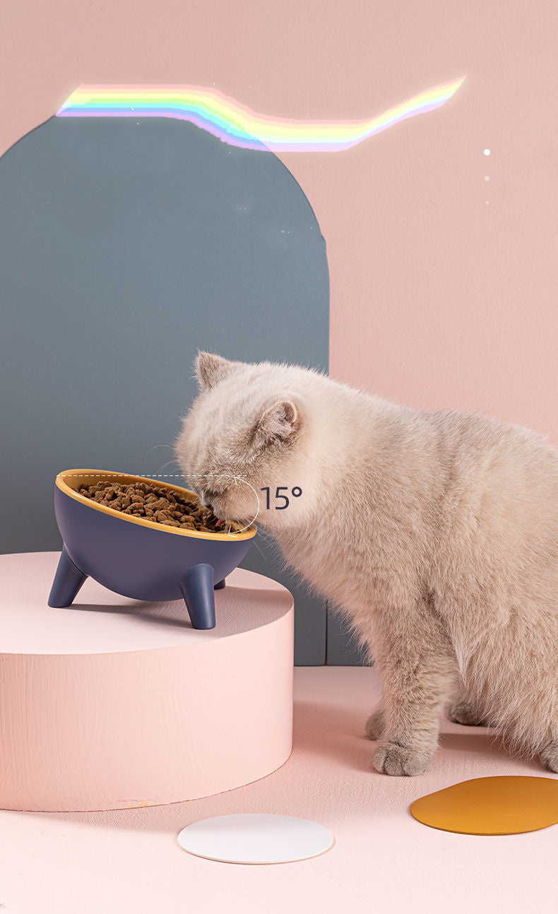 Nordic pet bowl with stand, cat & dog feeder – alternate view