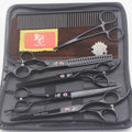 5-Piece professional pet grooming kit, shears & forceps – alternate view