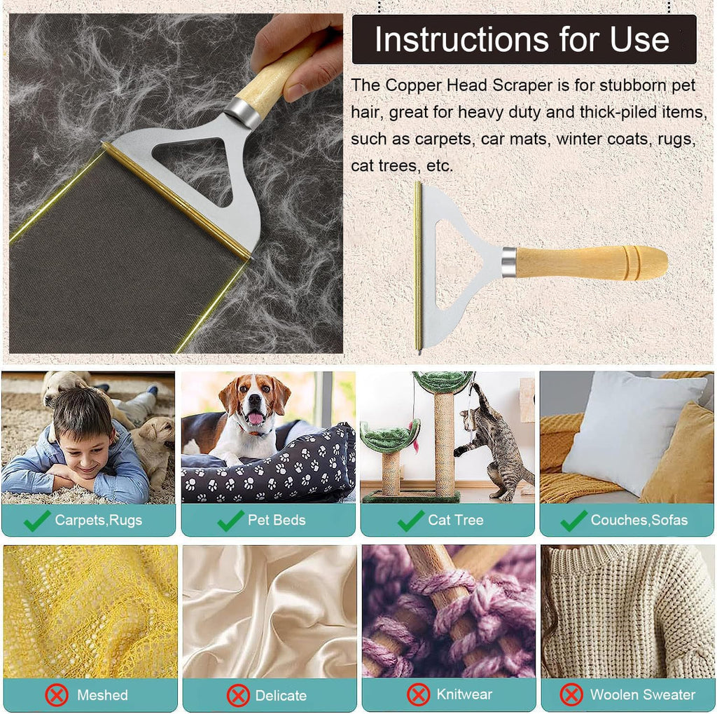 Pet hair remover brush 3-pack – alternate view