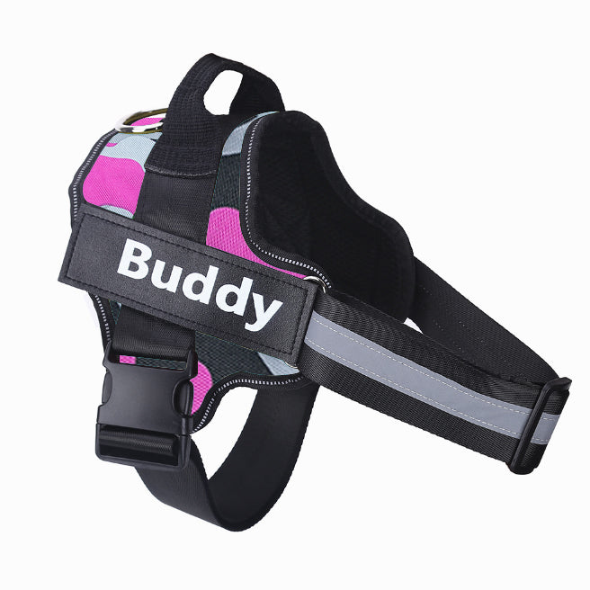 Personalized no-pull dog harness, custom patch – alternate view