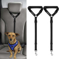 Dog car seat belt 2-pack, headrest restraint