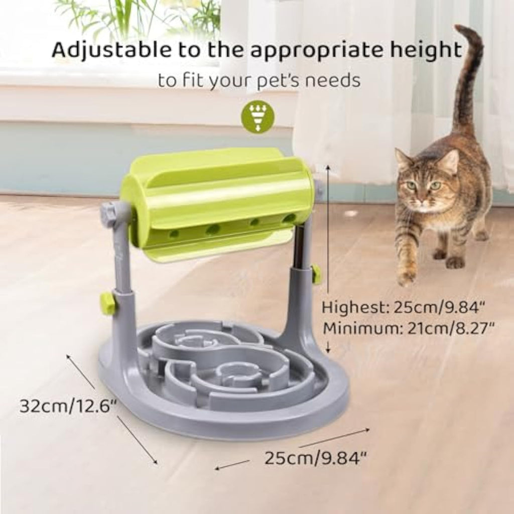 Adjustable puzzle feeder, slow feeding dog bowl – alternate view