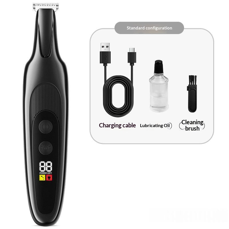 Cordless low-noise whole-body washable pet grooming clipper