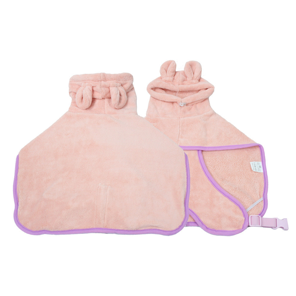 Pet bathrobe & bath towel, fast dry – alternate view