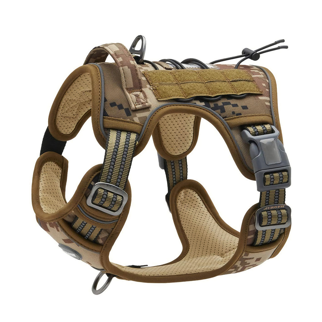 Tactical dog harness, no-pull vest, S-XL