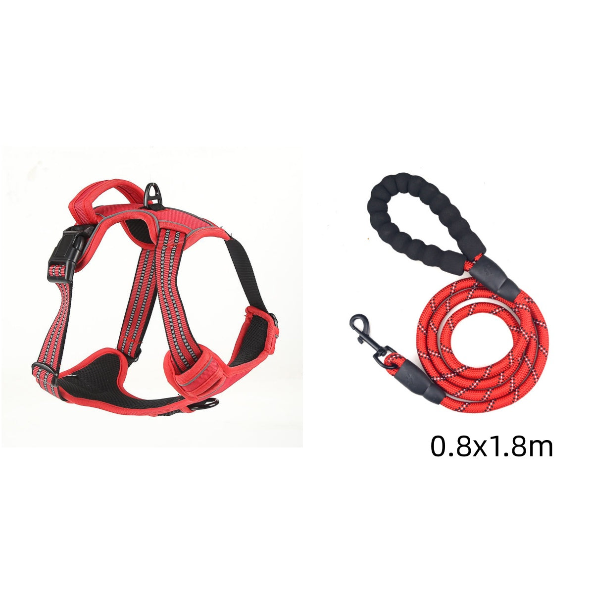 No-pull dog harness, breathable reflective vest – alternate view