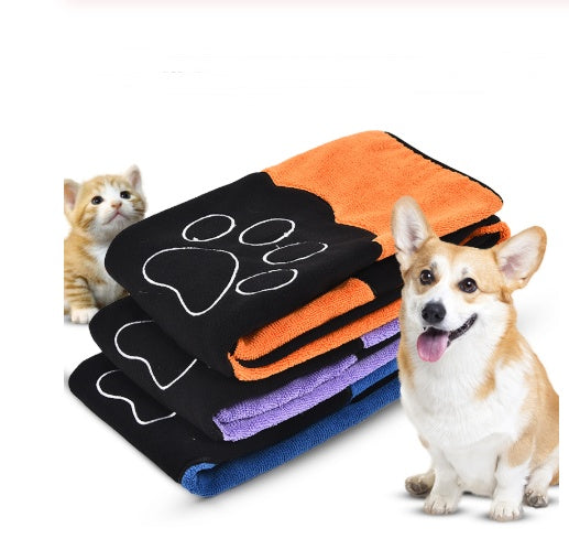 Pet absorbent bath towel, fast drying