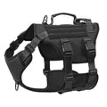 Tactical service dog harness, dual handle – alternate view