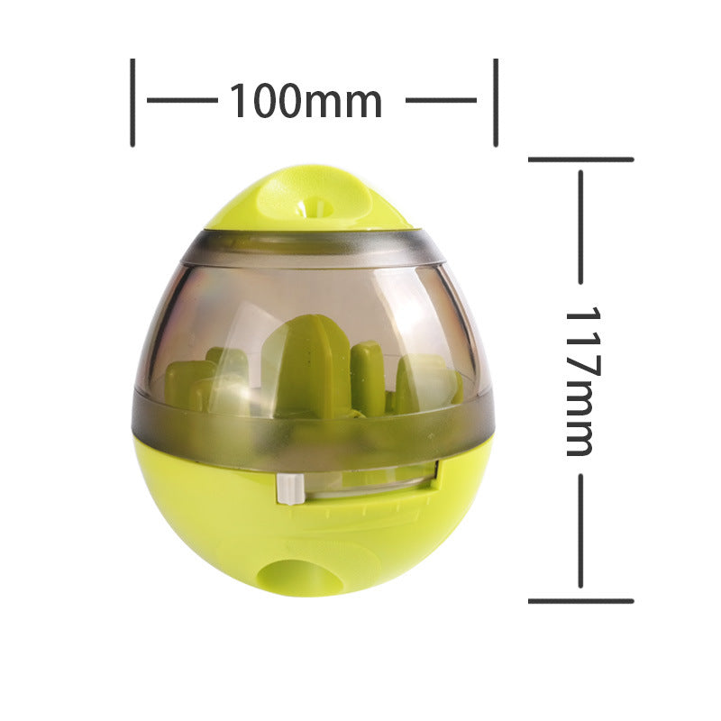 Pet food feeder toy, fun interactive dispenser – alternate view
