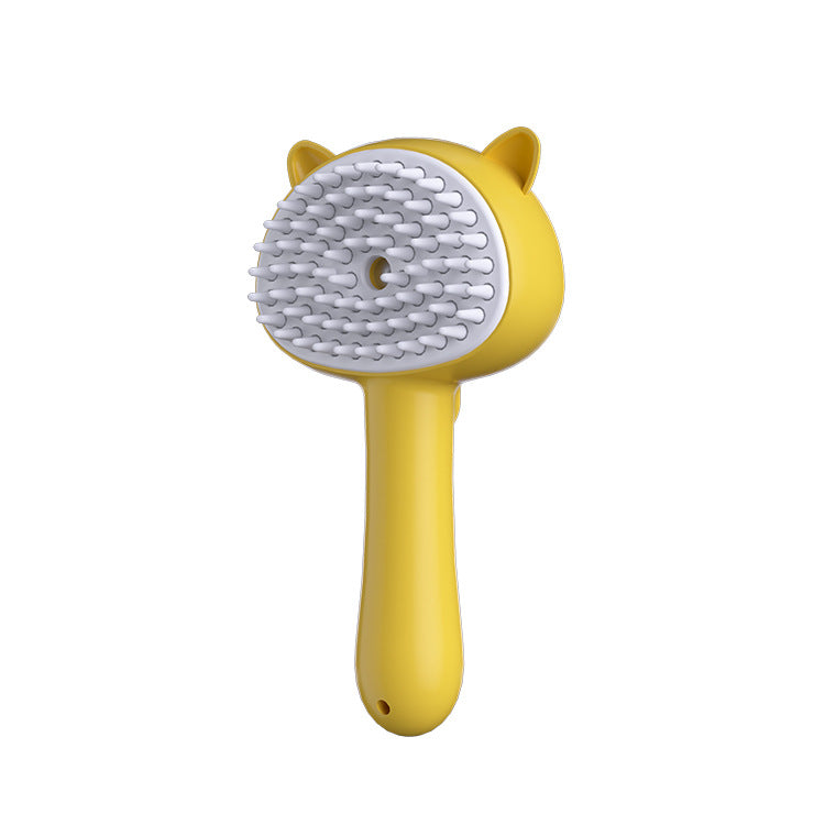 Rechargeable mist slicker brush, self-cleaning – alternate view