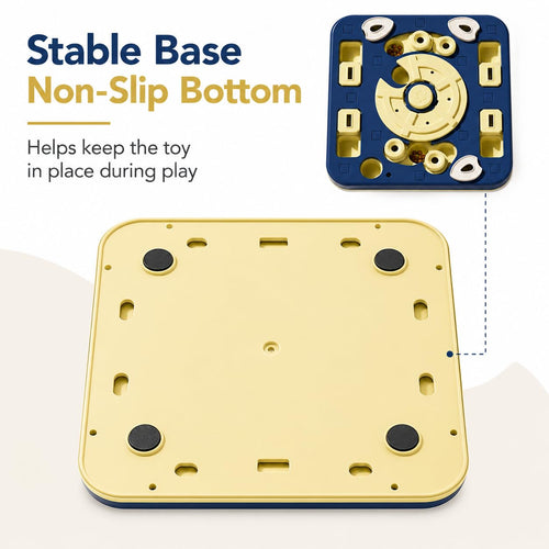 Adjustable pet puzzle toy, treat enrichment – alternate view