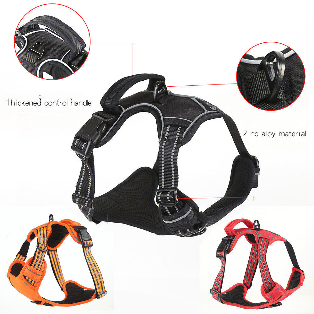 No-pull dog harness, breathable reflective vest – alternate view