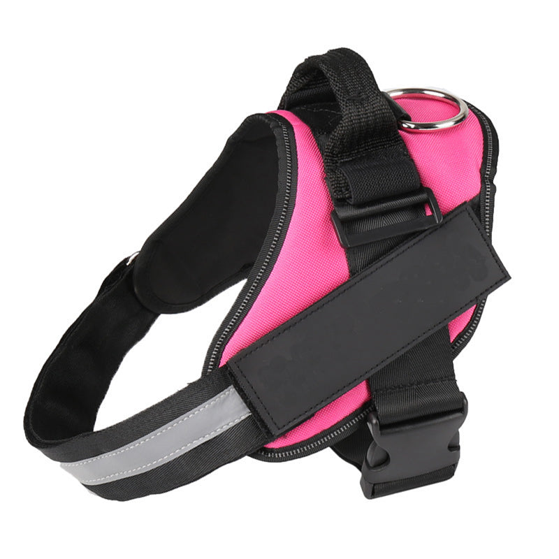 Custom personalized dog harness, no-pull patch – alternate view