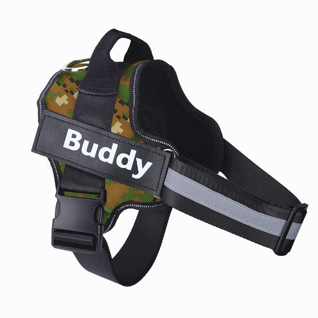 Personalized no-pull dog harness, custom patch – alternate view