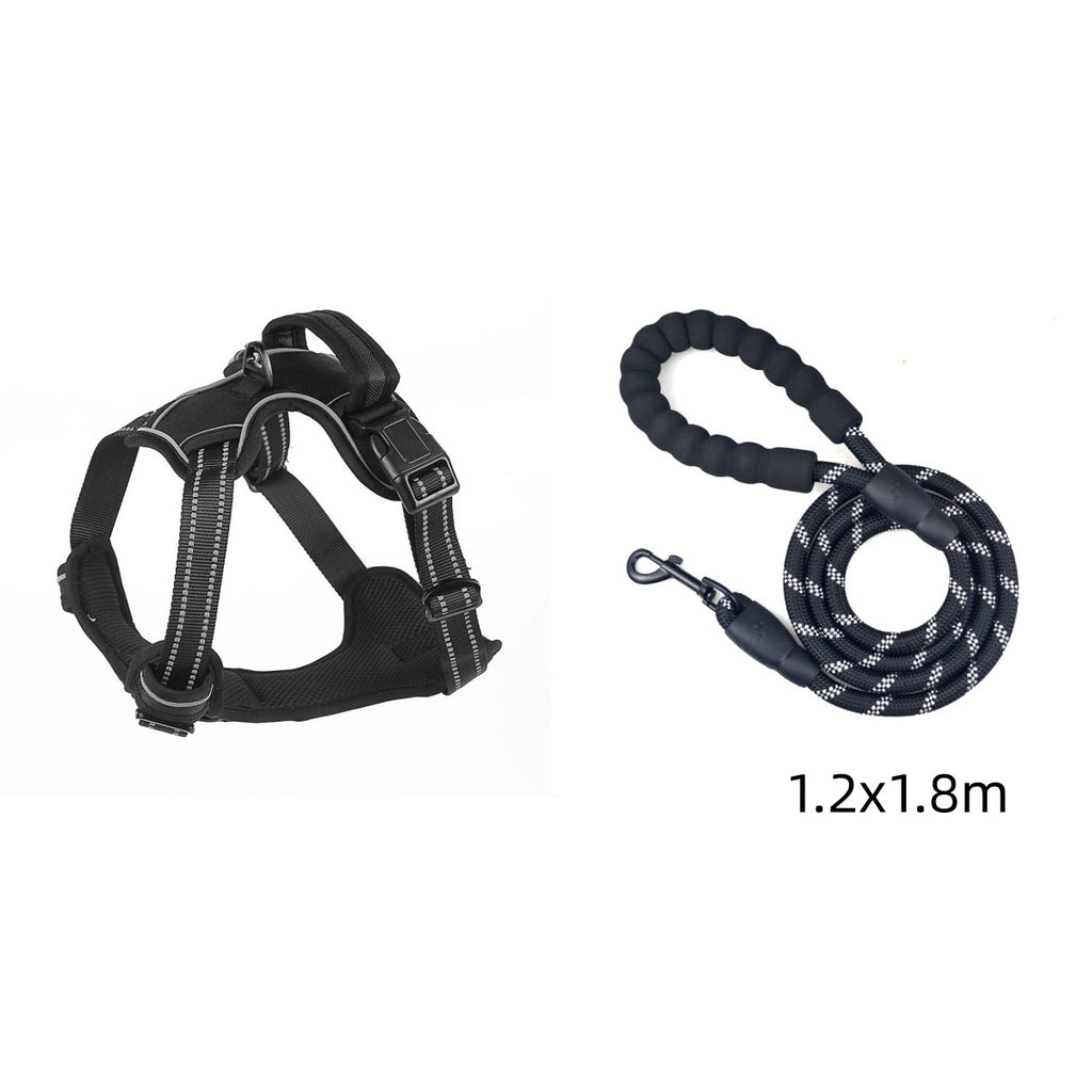No-pull dog harness, breathable reflective vest – alternate view