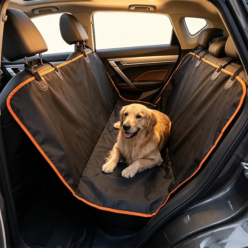 Waterproof dog car seat cover, back seat