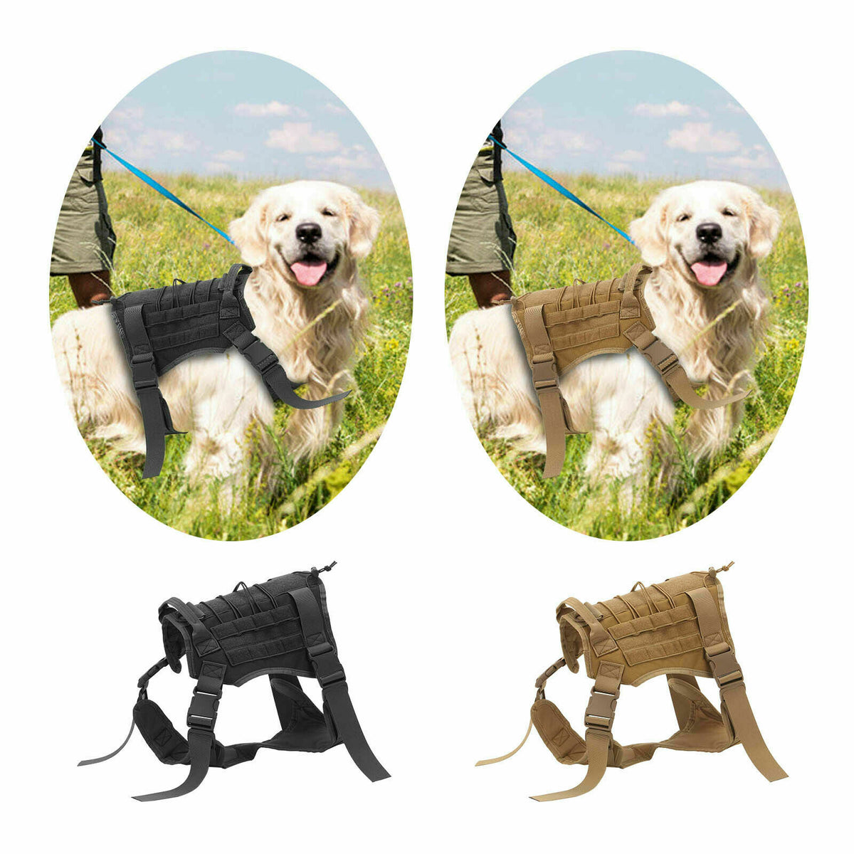 No-pull dog harness, padded vest for large dogs – alternate view