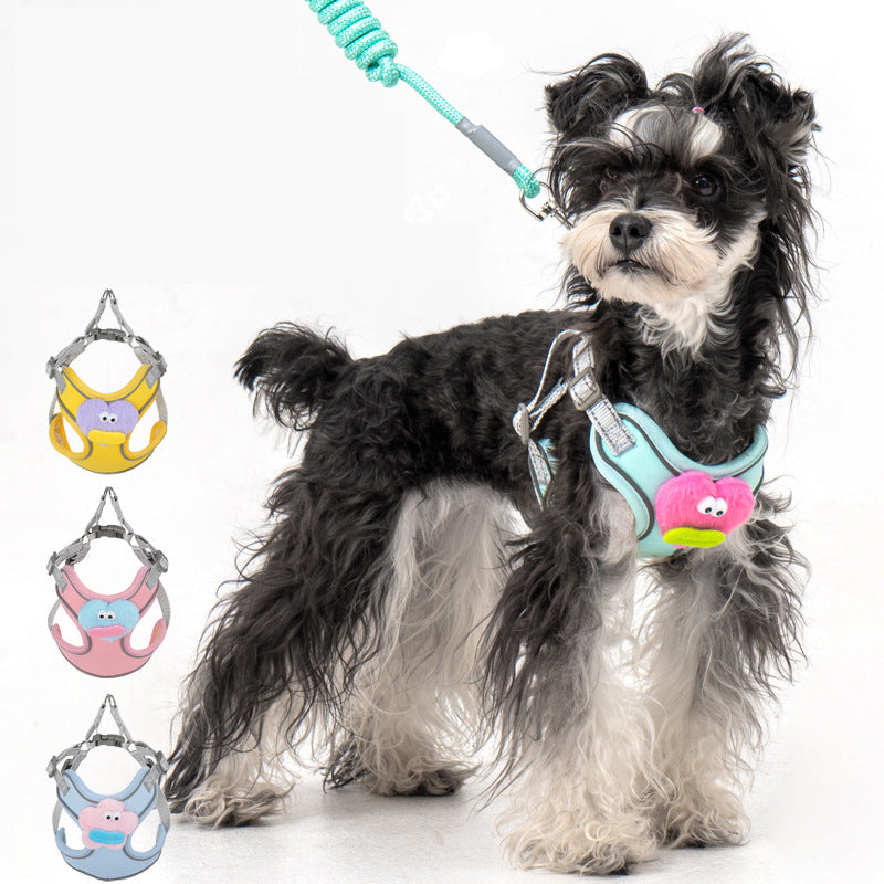 No-pull dog harness, escape-proof vest + leash