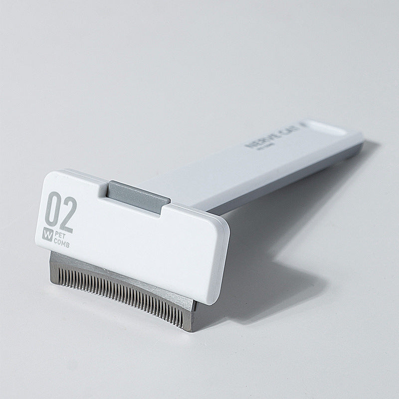 Floating bristle cat brush, gentle deshedding – alternate view