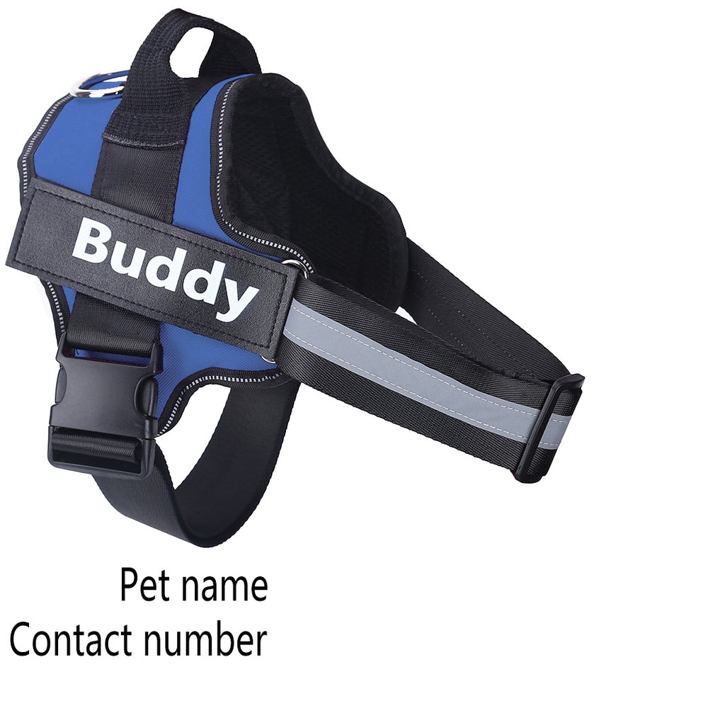 Personalized no-pull dog harness, custom patch – alternate view