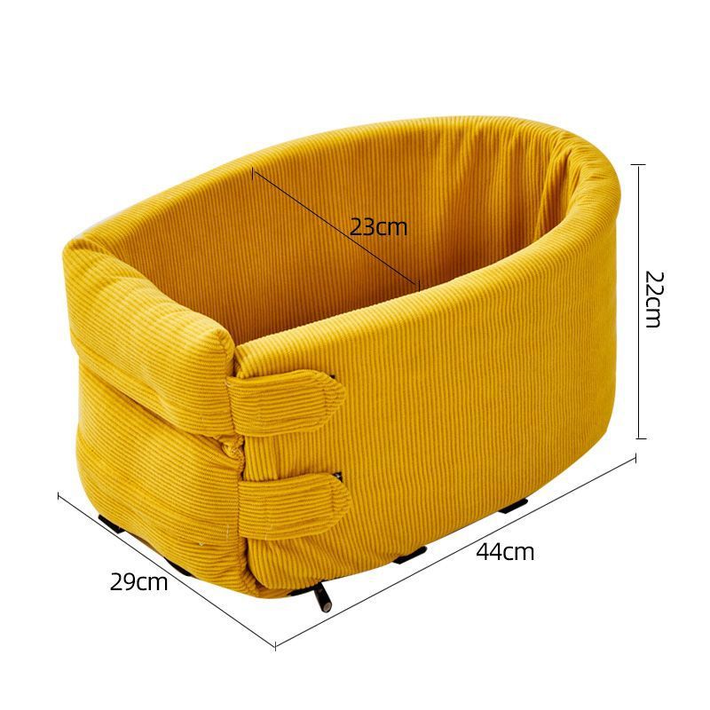 Small dog & cat car safety seat – alternate view