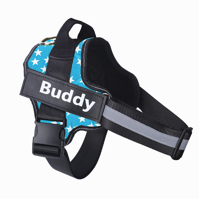 Personalized no-pull dog harness, custom patch – alternate view