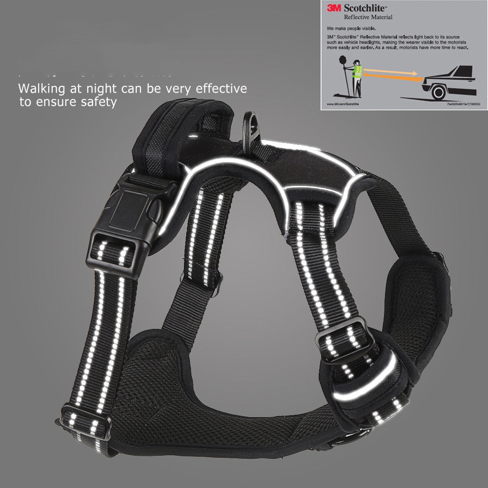 No-pull dog harness, breathable reflective vest – alternate view