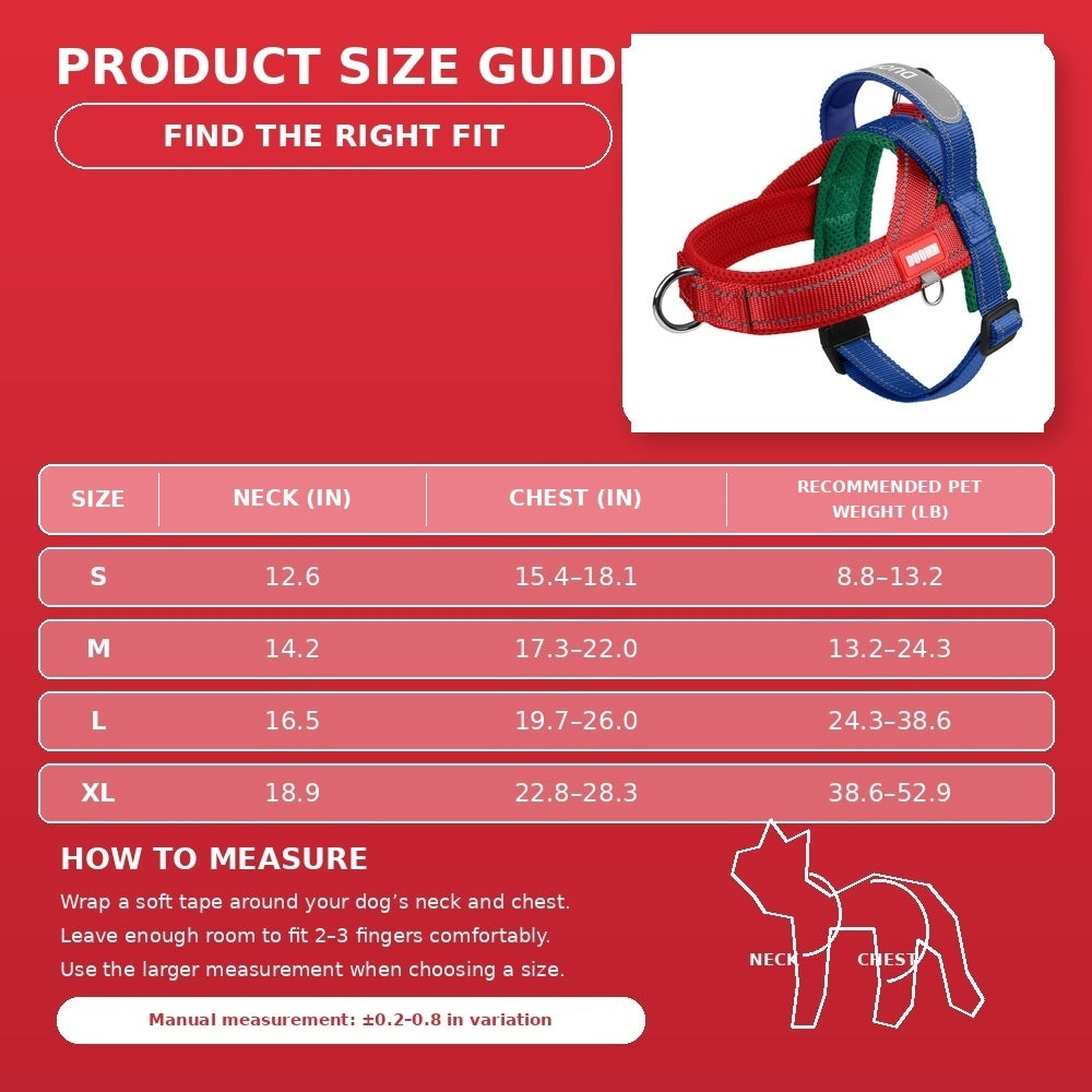 No-pull dog harness, 3-clip control – alternate view