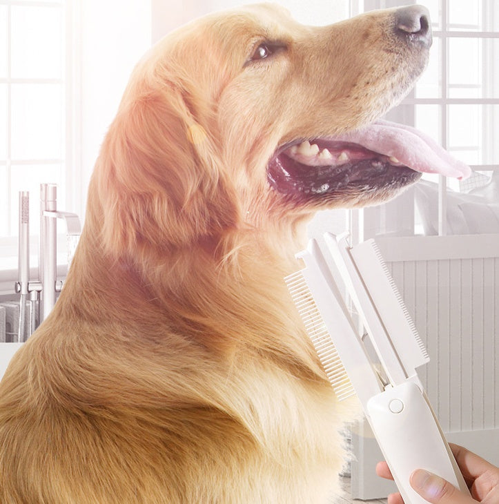 Pet hair removal brush, less shedding at home – alternate view