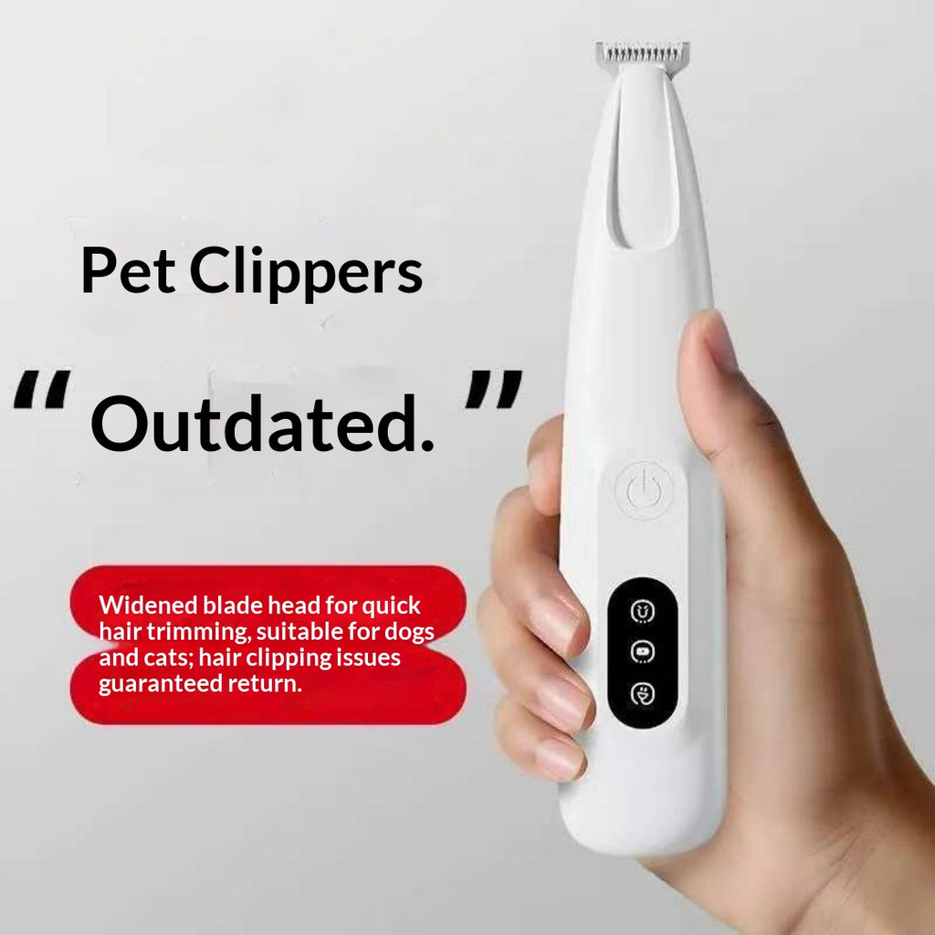 Quiet pet trimmer, low-vibration grooming tool – alternate view