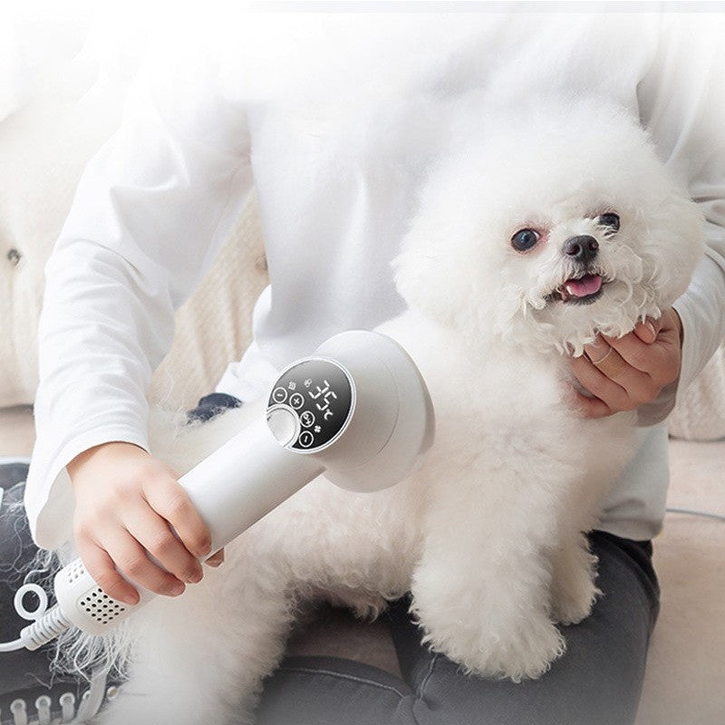 Pet hair dryer, silent 300W blow & comb for dogs & cats – alternate view